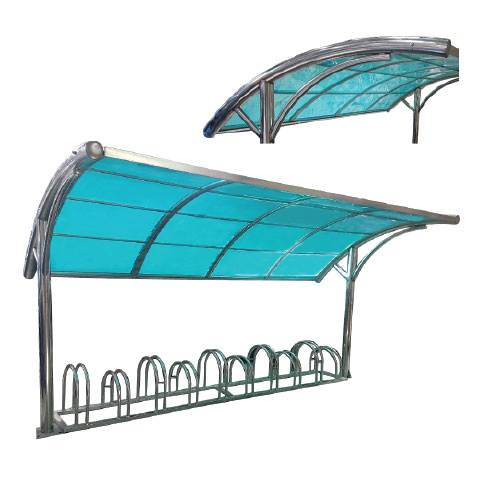 ws7 자전거보관소-렉산 지붕:브라운 / 2M(5대분) 주문제작