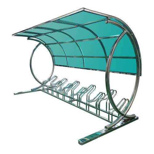 ws10 자전거보관소-렉산 지붕:녹색 / 2M(5대분) 주문제작