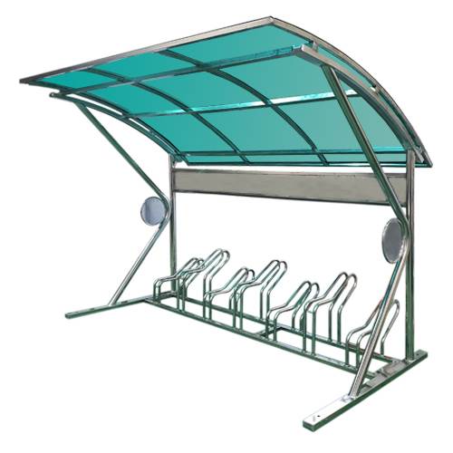ws11 자전거보관소-렉산 지붕:녹색 / 3M(7대분) 주문제작