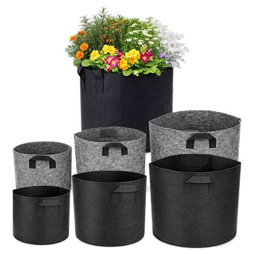 부직포 화분 (블루베리) 10개입 그레이 / 120L