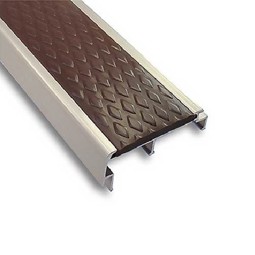 KL-501 알미늄 논슬립(매립형) 고무일체 밤색 / 50*18*1M 미터당