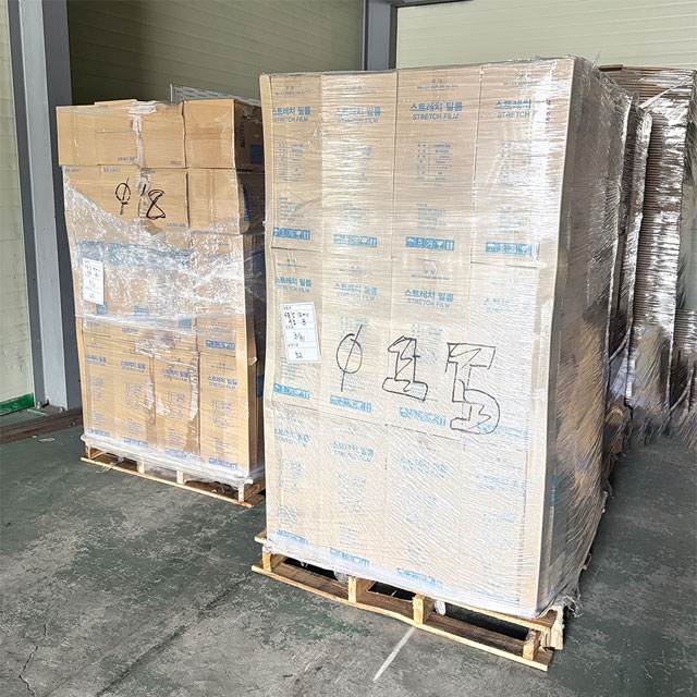 랜덤 스트레치필름 수동/투명 (4롤/박스) 15mic×350M