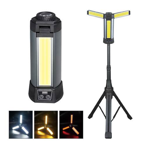 스탠드형 충전작업등 / 워크라이트 본품+높이조절스탠드