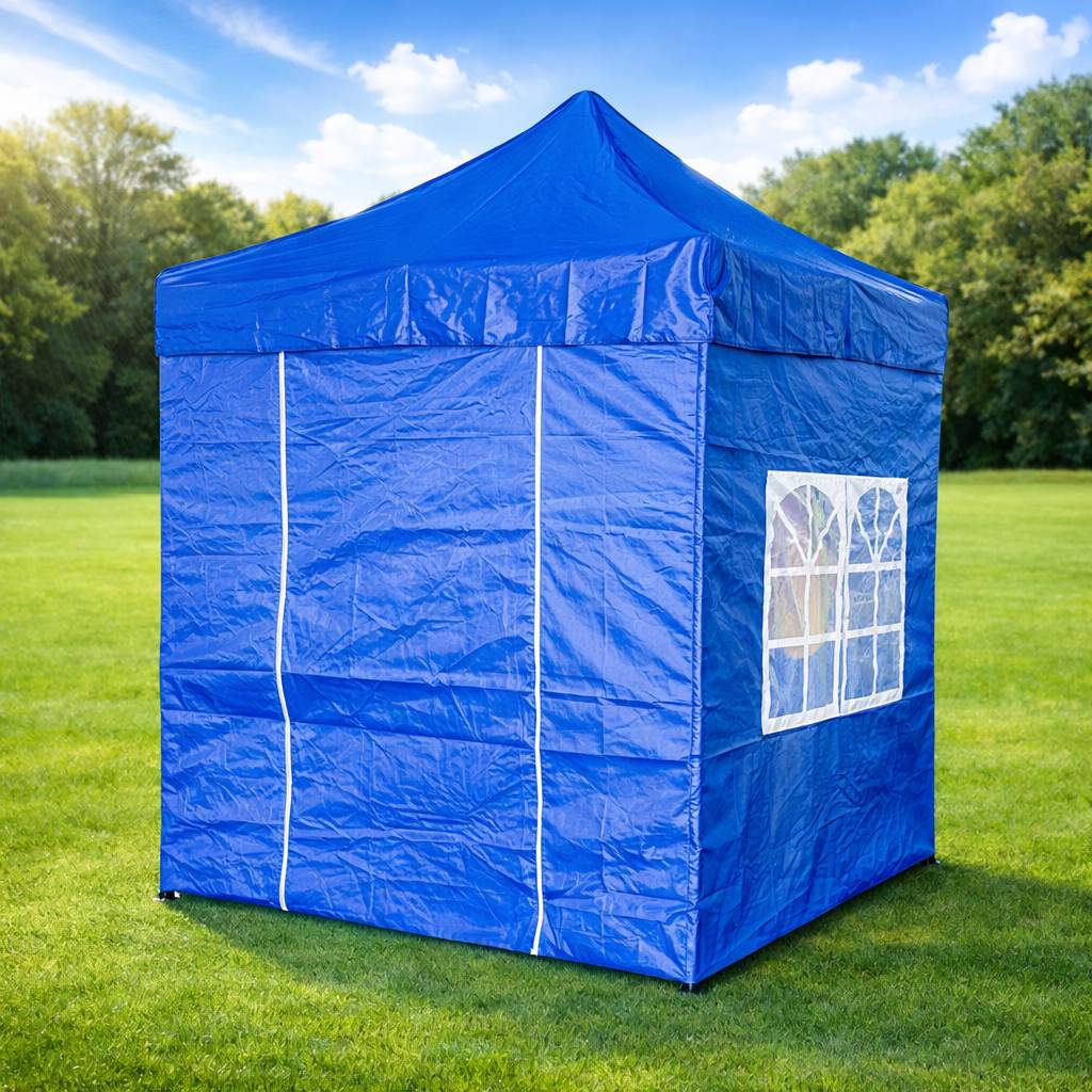 WS 캐노피 / 3M×6M (바람막이) 청색 4면(민자)