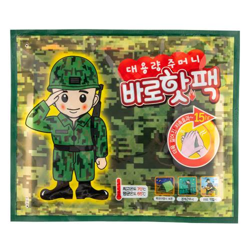 바로핫팩(대) (150~160g) / 120개입