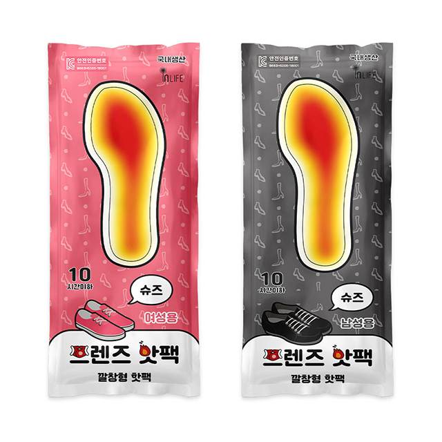 프렌즈 깔창핫팩 여성용 / 10개입 봉