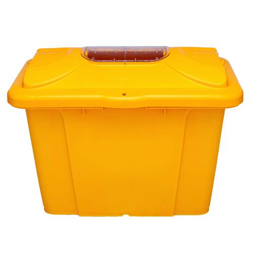 제설제 보관함 (투명커버) 고정장치부착(체인) 추가옵션