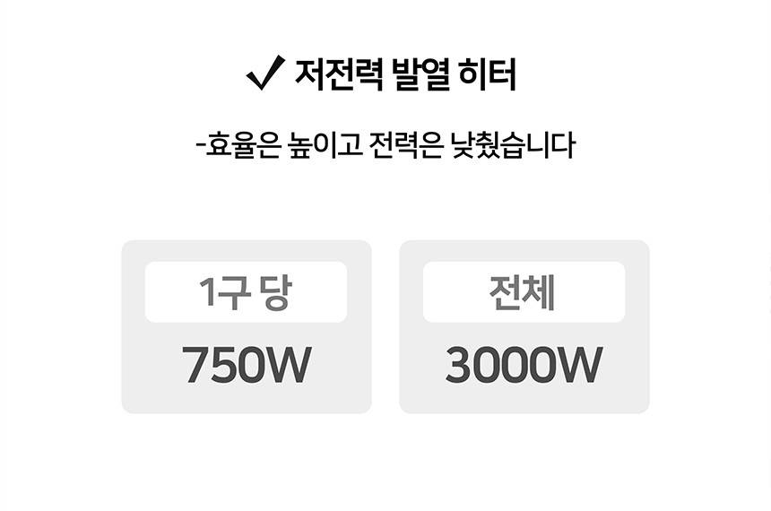 휴고스 하이라이트 4구 전기히터 BHR-H16 노출가준수필수
