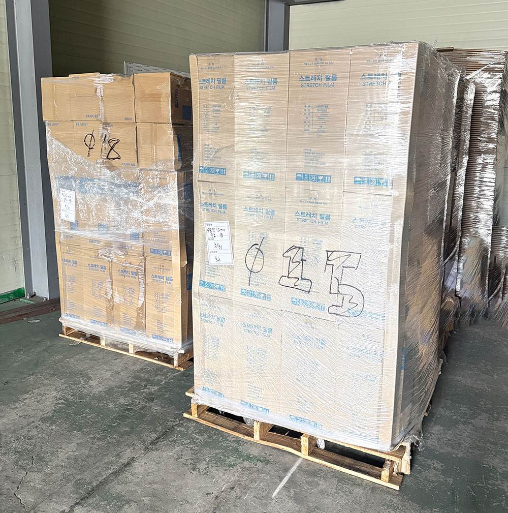 랜덤 스트레치필름 수동/투명 (4롤/박스) 18mic×350M