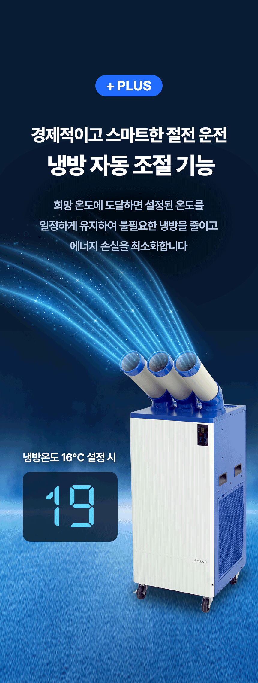 신일 / 실속형 이동식 에어컨 2구 / SMA-E3500K 무료배송