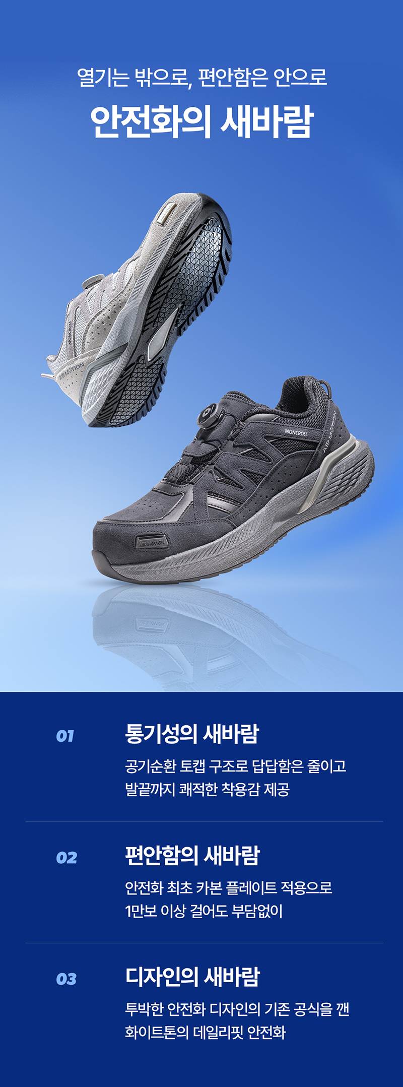 몽크로스 AM-1 (4인치/다이얼/통기성토캡) 275mm
